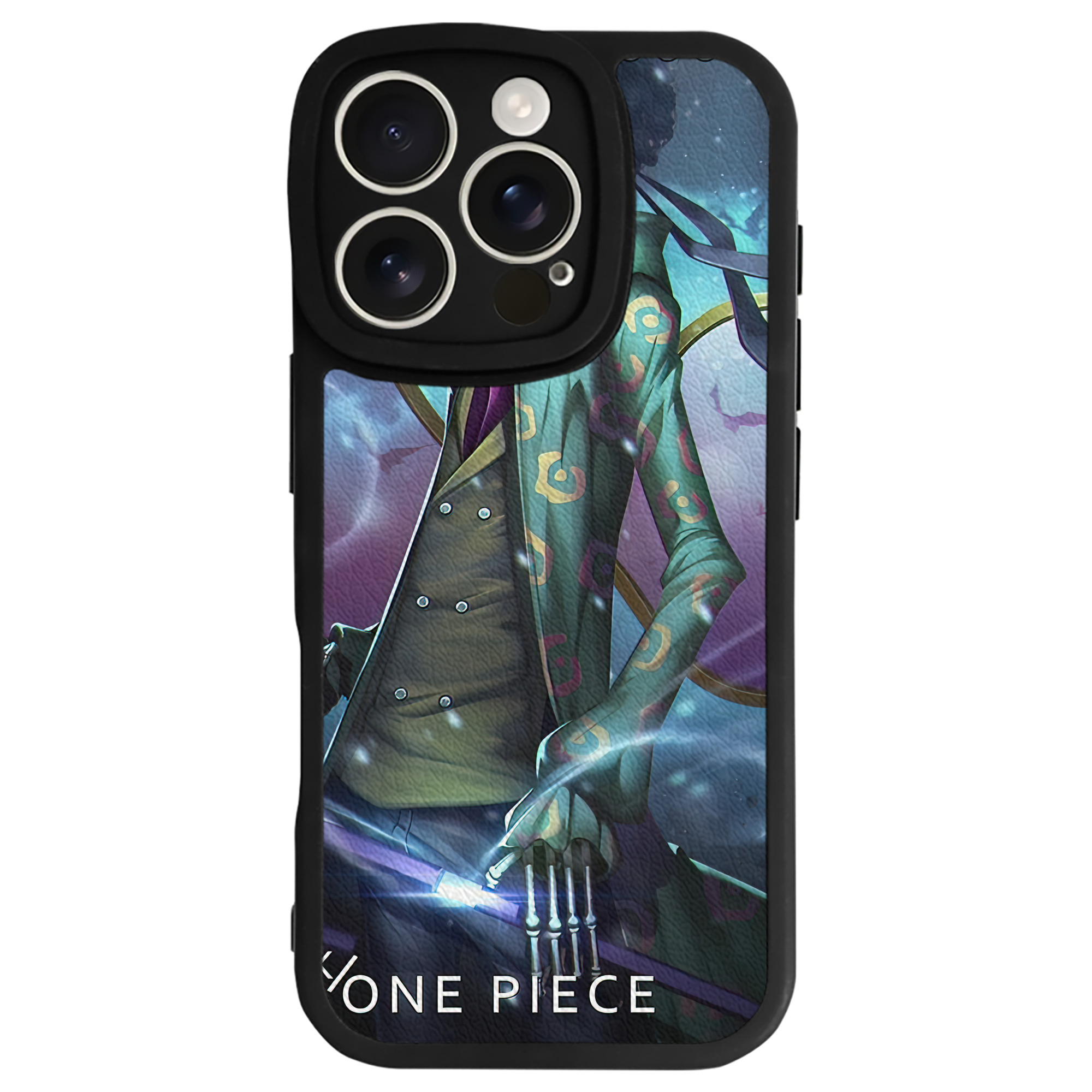 （画像用） ワンピース ONE PIECE 【iPhone 16シリーズ対応】シリコンスマホケース（レザー調） 材質：シリコン